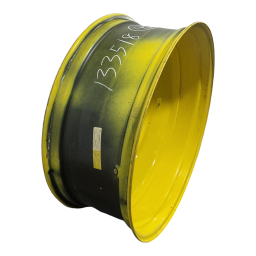 [NTS-133518] 16"W x 42"D, John Deere Yellow 10-Hole Formed Plate