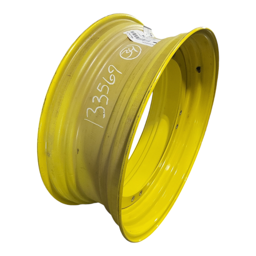 [NTS-133569] 13"W x 34"D, John Deere Yellow 8-Hole Stub Disc (groups of 2 bolts) , 1.62" Offset