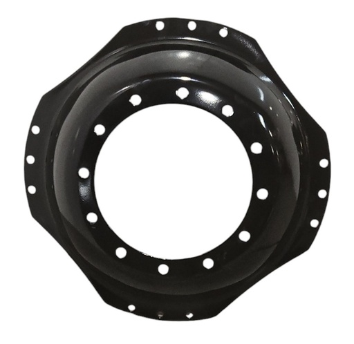 [CTR22271A] 12-Hole Waffle Disc (Groups of 3 Bolts) Center for 34" Rim, Gloss Black