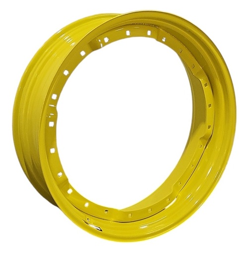 [NTS-134959] 12"W x 38"D, John Deere Yellow 12-Hole Waffle Wheel (Groups of 3 bolts)