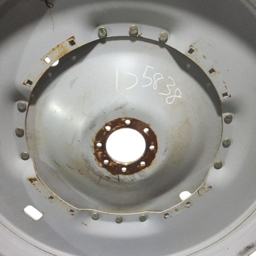 [NTS-135838] 8-Hole Waffle Disc (Groups of 3 Bolts) Center for 38"-54" Rim, Agco Corp Gray