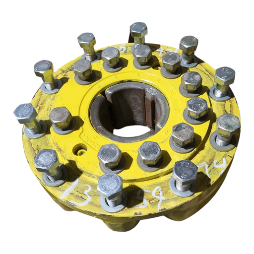 [135974] 10-Hole Wedg-Lok OE Style, 4.33" (110mm) axle, John Deere Yellow