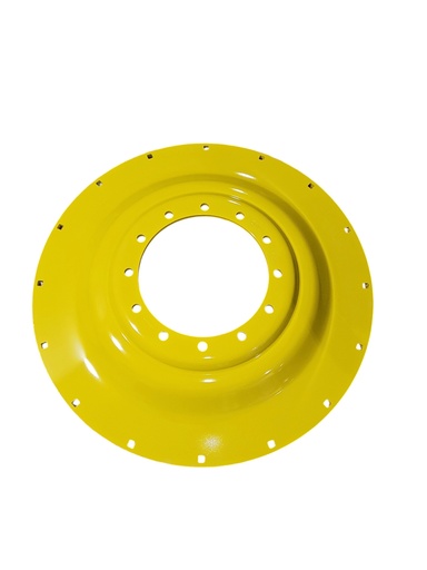 [136680] 12-Hole Stub Disc Center for 38"-54" Rim, John Deere Yellow