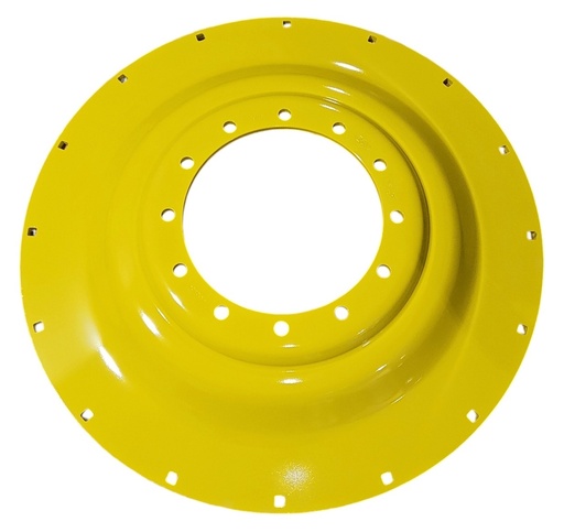 [NTS-136680] 12-Hole Stub Disc Center for 38"-54" Rim, John Deere Yellow