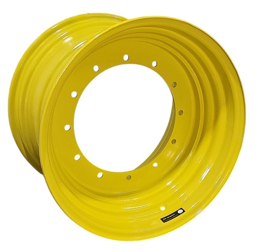 [NTS-136722] 20"W x 30"D, John Deere Yellow 12-Hole Formed Plate