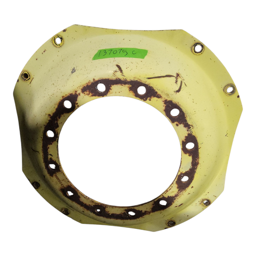 [NTS-137075] 12-Hole Waffle Disc (Groups of 2 Bolts) Center for 34" Rim, John Deere Yellow