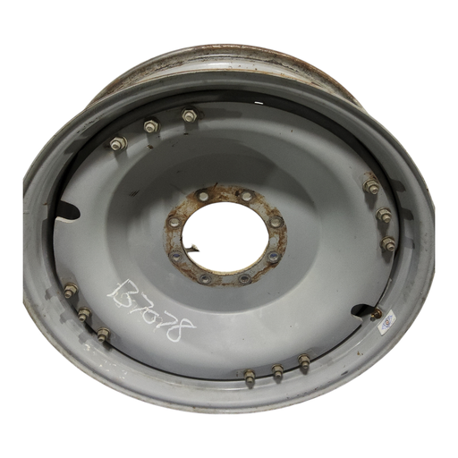 [NTS-137078] 8-Hole Waffle Wheel (Groups of 3 bolts)HD Center for 34" Rim, Agco Corp Gray