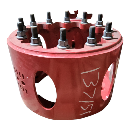 [NTS-137151] 12-Hole 13.5"L FWD Spacer, Fendt/Agco Red