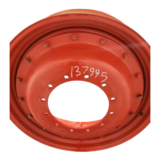 [137995] 12-Hole Stub Disc Center for 38"-54" Rim, Fendt/Agco Red