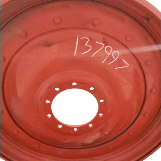 [137997] 10-Hole Stub Disc Center for 46"-54" Rim, Fendt/Agco Red