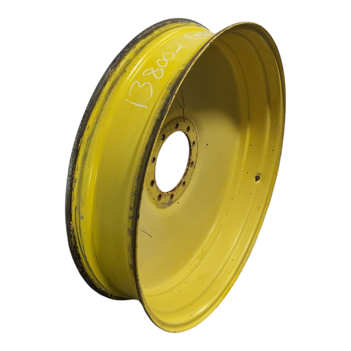 [NTS-138002] 10"W x 46"D, John Deere Yellow 10-Hole Formed Plate Sprayer , -6" Offset