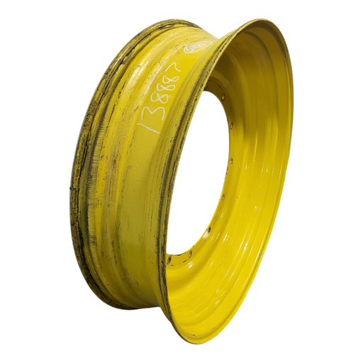 [NTS-138887] 13"W x 50"D, John Deere Yellow 12-Hole Stub Disc , 2.38" Offset