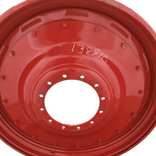 [138910] 12-Hole Stub Disc Center for 46"-54" Rim, Fendt/Agco Red