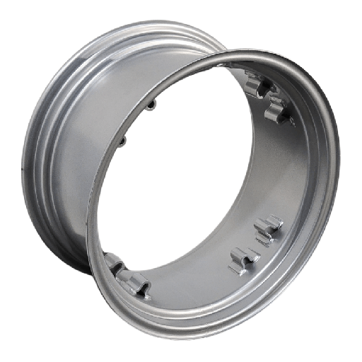 [NTS-138953] 12"W x 24"D, Case IH Silver Mist 8-Hole Rim with Clamp/Loop Style (groups of 2 bolts)