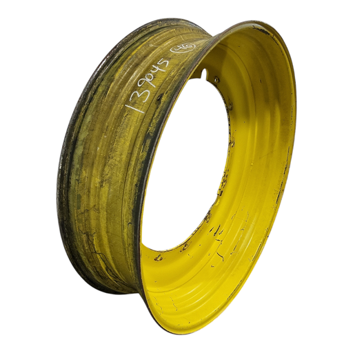 [NTS-139045] 13"W x 46"D, John Deere Yellow 12-Hole Stub Disc , -3" Offset