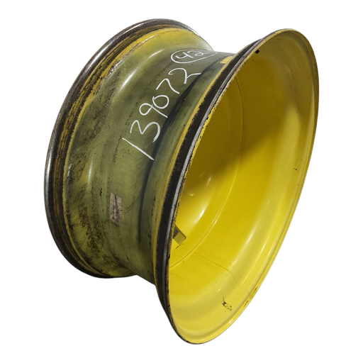 [NTS-139072] 18"W x 42"D, John Deere Yellow 10-Hole Dolly Dual , -13.12" Offset