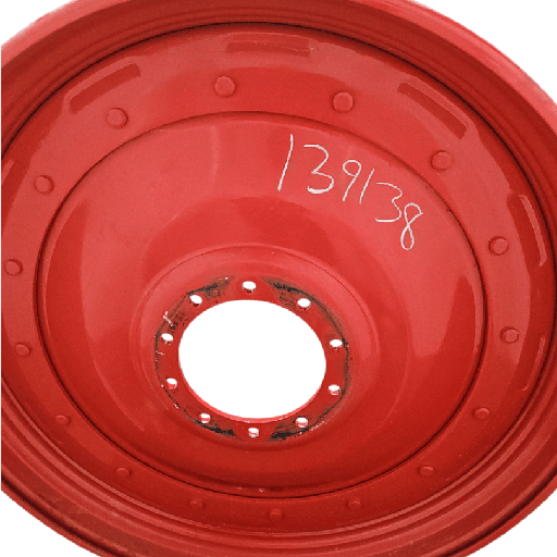 [139138] 10-Hole Stub Disc Center for 46"-54" Rim, Fendt/Agco Red