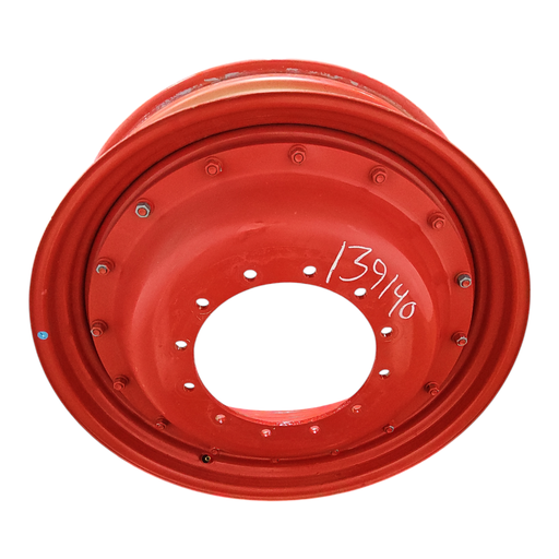 [139140] 12-Hole Stub Disc Center for 38"-54" Rim, Fendt/Agco Red