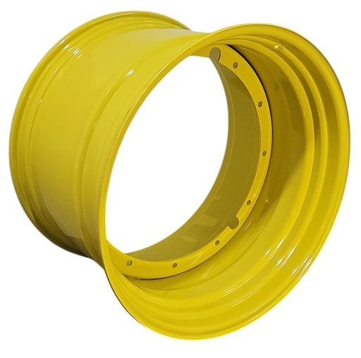 [NTS-139147] 25"W x 38"D, John Deere Yellow 12-Hole Stub Disc , -0.12" Offset