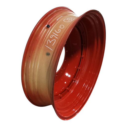 [NTS-139160] 11"W x 38"D, Fendt/Agco Red 16-Hole Stub Disc , 2.38" Offset