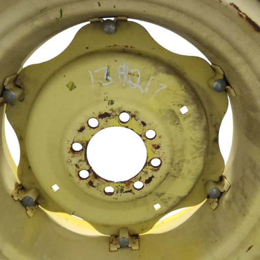 [NTS-139217] 8-Hole Clamp/Loop Style Center for 28" Rim, John Deere Yellow