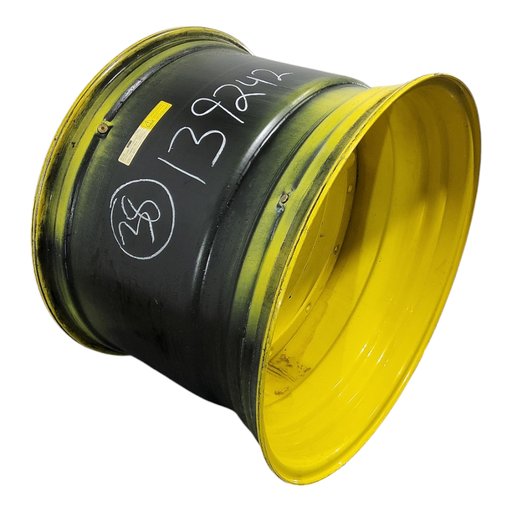 [NTS-139242] 27"W x 38"D, John Deere Yellow 12-Hole Stub Disc , -0.38" Offset