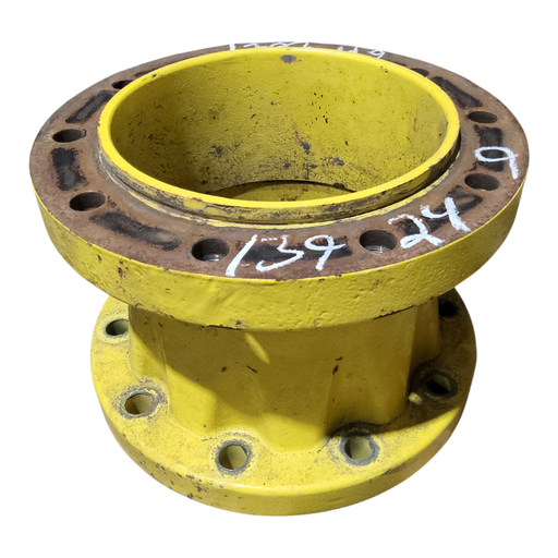 [139249] 10-Hole 10"L Hub Extension, John Deere Yellow