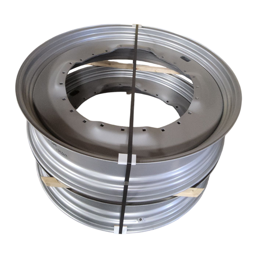 [NTS-139302] 12"W x 50"D, Case IH Silver Mist 12-Hole Waffle Wheel (Groups of 3 bolts)