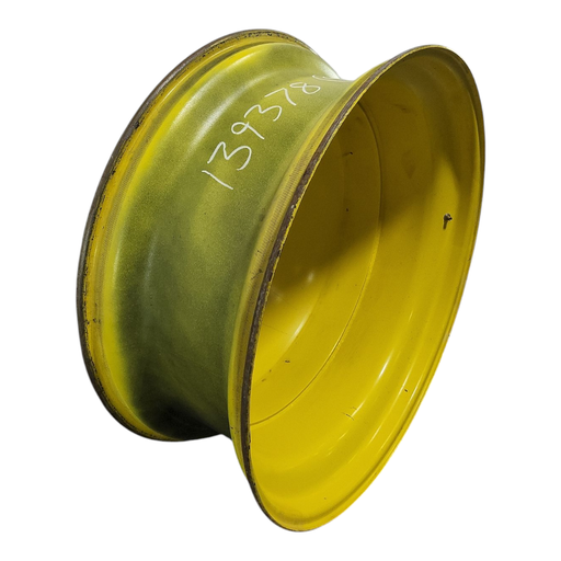 [NTS-139378] 16"W x 42"D, John Deere Yellow 10-Hole Dolly Dual-Inside , -15.38" Offset