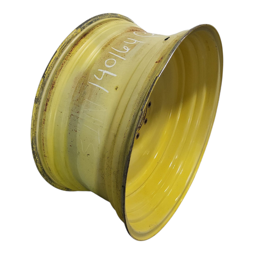 [NTS-140164] 20"W x 38"D, John Deere Yellow 10-Hole Formed Plate Sprayer , -1.88" Offset