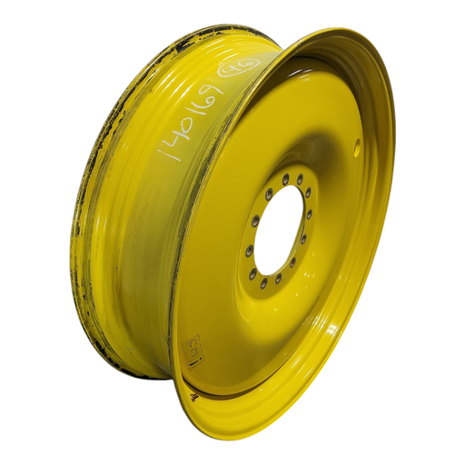 [NTS-140169] 13"W x 46"D, John Deere Yellow 12-Hole Bubble Disc , 2" Offset