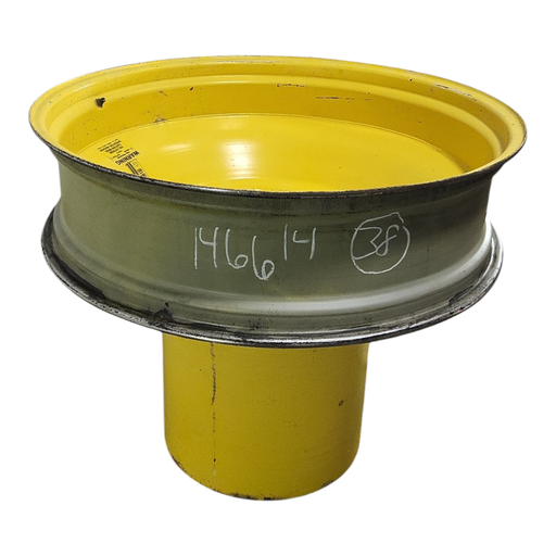 [NTS-146614] 10"W x 38"D, John Deere Yellow 12-Hole FWA Direct Bolt Dual , -28.75" Offset