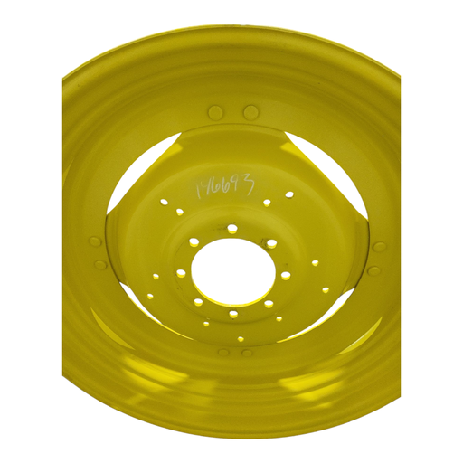 [146693] 8-Hole Stub Disc (groups of 2 bolts) Center for 38"-54" Rim, John Deere Yellow