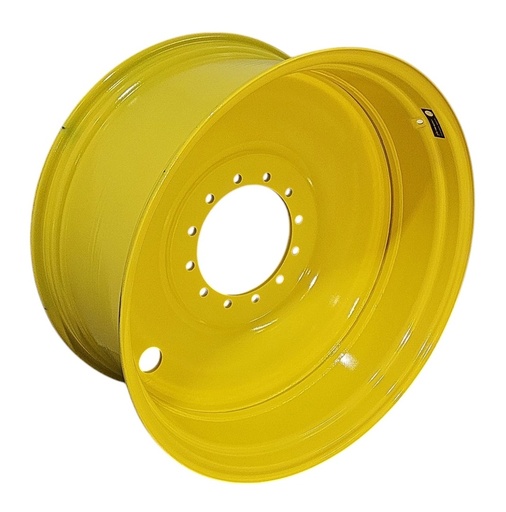 [NTS-146698] 18"W x 38"D, John Deere Yellow 12-Hole Spun Disc Sprayer , -3.5" Offset