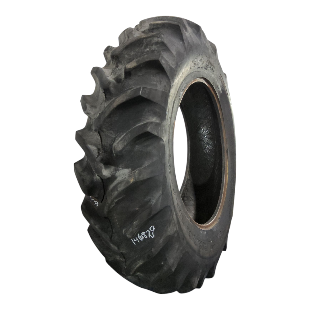 USED 18.4-38 Power Mark L/S Rear Trac R-1 D (8 Ply), 85% for Sale