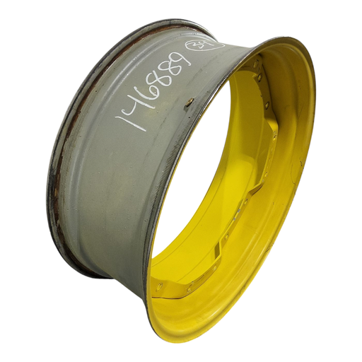 [NTS-146889] 13"W x 34"D, John Deere Yellow 12-Hole Waffle Wheel (Groups of 2 Bolts)