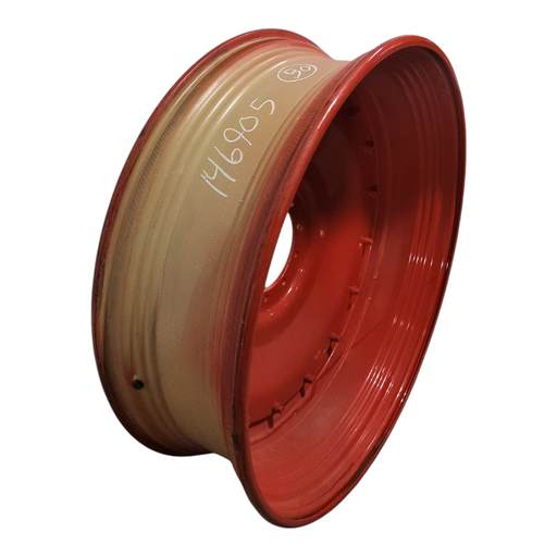 [NTS-146905] 15"W x 50"D, Fendt/Agco Red 16-Hole Stub Disc , 3.25" Offset