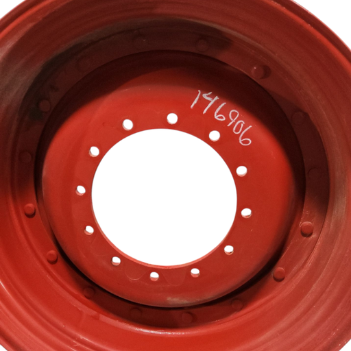 [NTS-146906] 12-Hole Stub Disc Center for 38"-54" Rim, Fendt/Agco Red