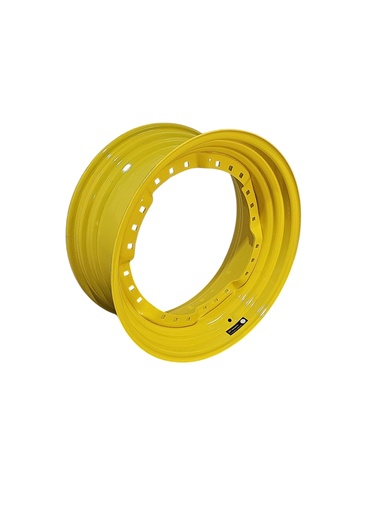 [NTS-146908] 13"W x 30"D, John Deere Yellow 12-Hole Waffle Wheel (Groups of 3 bolts)
