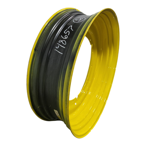 [NTS-148657] 15"W x 50"D, John Deere Yellow 12-Hole Stub Disc , -3.12" Offset
