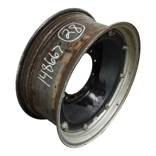 [NTS-148667] 12"W x 28"D, Case IH Silver Mist 8-Hole Rim with Clamp/Loop Style