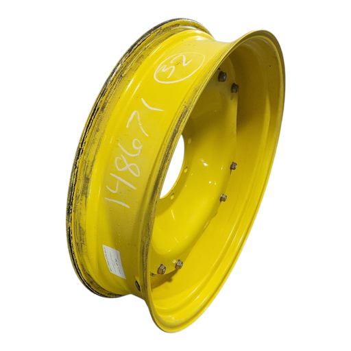 [NTS-148671] 8"W x 32"D, John Deere Yellow 12-Hole Stub Disc (groups of 3 bolts)