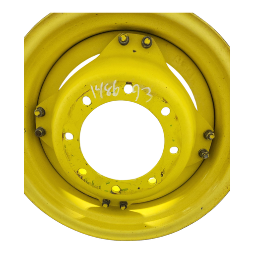 [NTS-148693] 8-Hole Stub Disc (groups of 2 bolts) Center for 24" Rim, John Deere Yellow