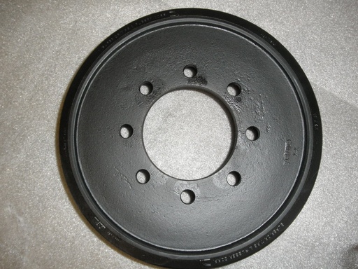 [RI8000TNW] 5.25" Wide Idler Wheel for John Deere Rowcrop Tractors Series 8000T-8030T, Steel Bolt-On Style, (Poly (Polyurethane))