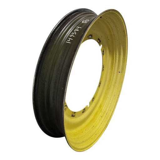 [NTS-149584] 10"W x 50"D, John Deere Yellow 12-Hole Stub Disc , -3.12" Offset