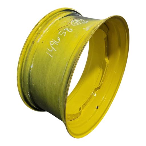 [NTS-149658] 15"W x 34"D, John Deere Yellow 12-Hole Waffle Wheel (Groups of 3 bolts)