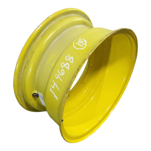 [NTS-149688] 9"W x 18"D, John Deere Yellow 8-Hole Flat Plate , 1.5" Offset