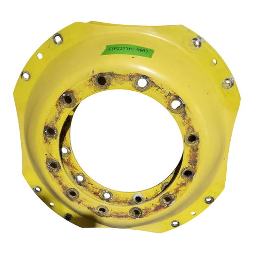 [NTS-149697] 12-Hole Waffle Wheel (Groups of 3 bolts) Center for 34" Rim, John Deere Yellow