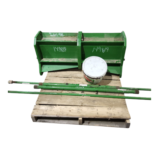 [NTS-149819] 23.5"L Combine Frame Extension for John Deere Combine "S" Series ("D"22/22 spline drive shafts), John Deere Green