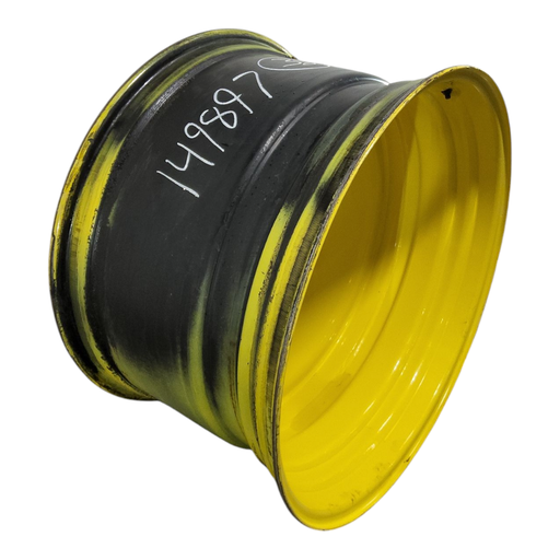 [NTS-149897] 23"W x 38"D, John Deere Yellow 12-Hole Formed Plate Sprayer , -6.25" Offset